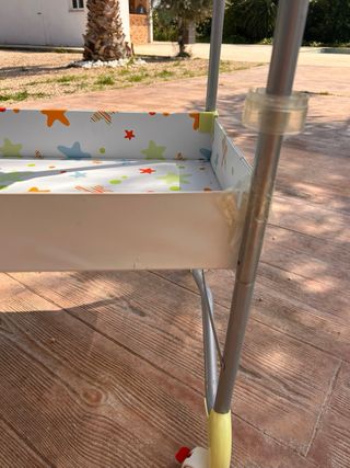 Bañera cambiador bebé con ruedas bebeconfort