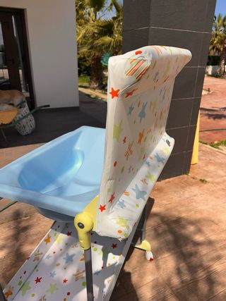 Bañera cambiador bebé con ruedas bebeconfort