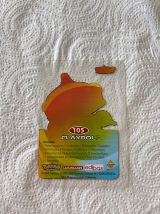 Carta Pokémon Claydol Lamincards 2006