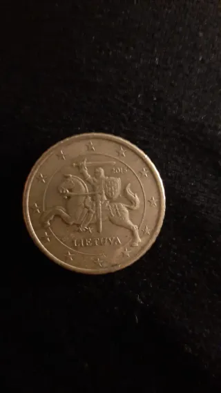 Moneda 50 céntimos Lituania 2015