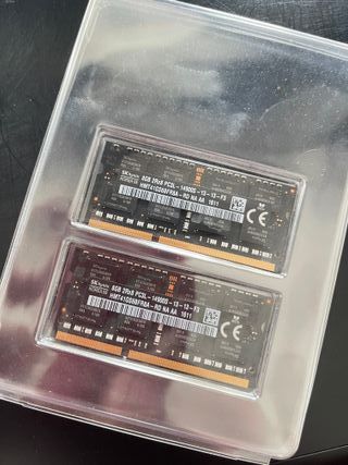 2x SK hynix 8GB DDR3 PC3L-14900S RAM