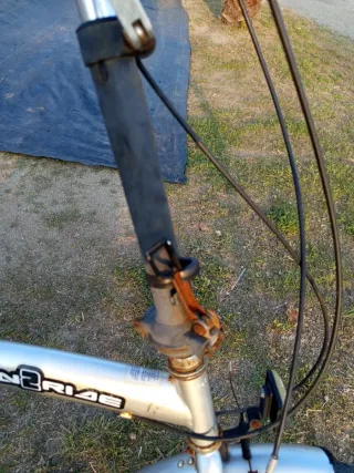 Bicicleta Plegable Plata