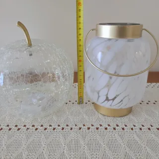 Lámpara Decorativa Cristal y Metal