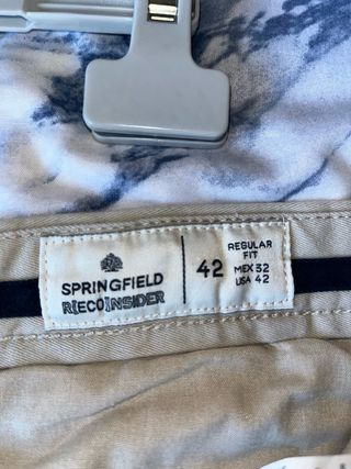 Pantalón Springfield Beige Talla L