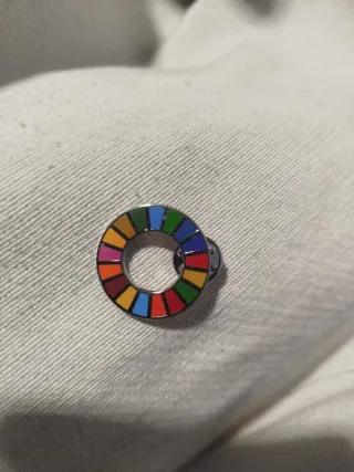 Pin Circular Diseño Multicolor