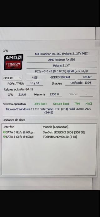 MSI Tarjeta Gráfica AMD Radeon RX 560