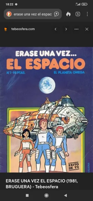 VHS Érase una vez el espacio sin usar