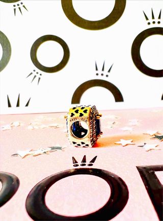 Pandora Charm Azul con Circonitas