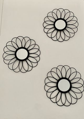 Conjunto 3 espejos decorativos forja