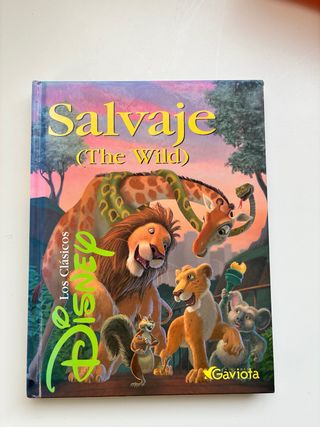 Libro Disney Salvaje The Wild tapa dura infantil