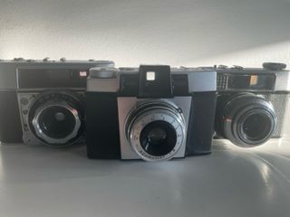 285. Lote 3 Camaras antiguas para piezas por 11€.