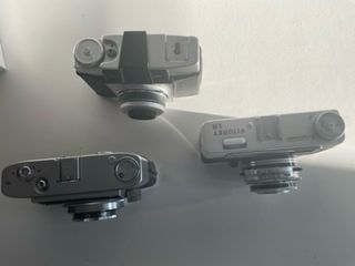 285. Lote 3 Camaras antiguas para piezas por 11€.