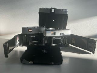 285. Lote 3 Camaras antiguas para piezas por 11€.