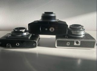 285. Lote 3 Camaras antiguas para piezas por 11€.