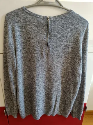 Jersey Indi & Cold Negro y Gris Talla S