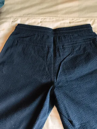 Pantalones cortos niño azul