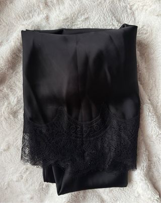 Falda Zara Negra Talla L