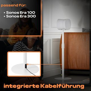 1 SOPORTE ALTURA REGULABLE SONOS ERA 300 Y ERA 100