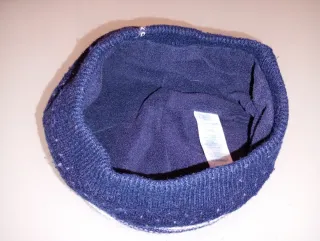 Cappellino bambina blu e viola