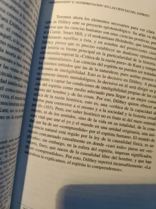 Comprensión e interpretación en Dilthey