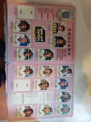 Álbum Cromos Italia 90 Panini