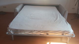 Sofá cama plegable beige