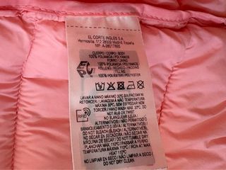 Chaqueta acolchada rosa Mountain T. 16