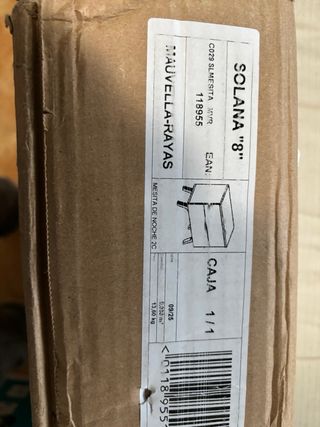 Mesita de noche madera