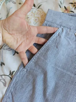 Pantalón corto Puro Ego Talla M Rayas