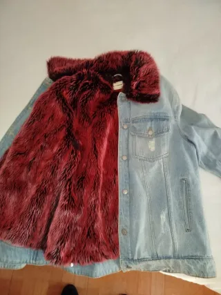 Chaqueta vaquera con interior de pelo