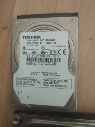 Disco Duro Toshiba MK1665GSX 160GB