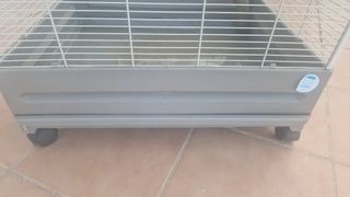 Jaula grande loros 165cm con ruedas y accesorios