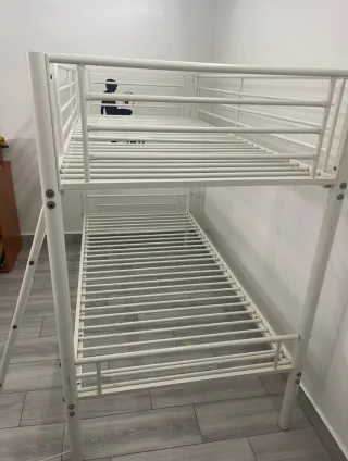 Cama litera doble metálica