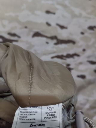 Saco de dormir camuflaje desierto hasta -20 C