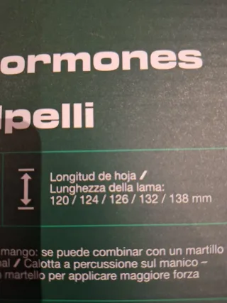 Juego 5 formones Parkside