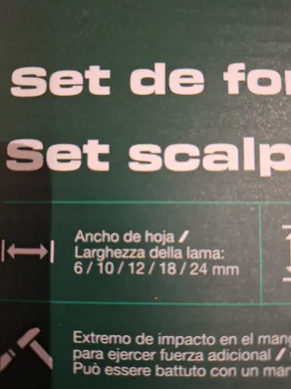 Juego 5 formones Parkside