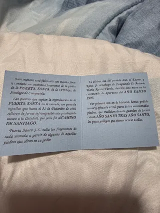 Medalla Cobre Puerta Santa