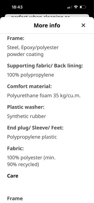 Sofá Cama Ikea Hammarn Negro/Gris