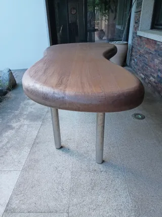 Mesa única madera maciza