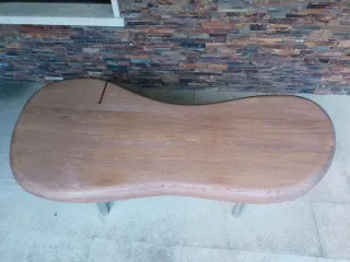Mesa única madera maciza