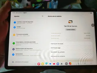 TABLET Samsung Galaxy Tab S8 Negro COMO NUEVA