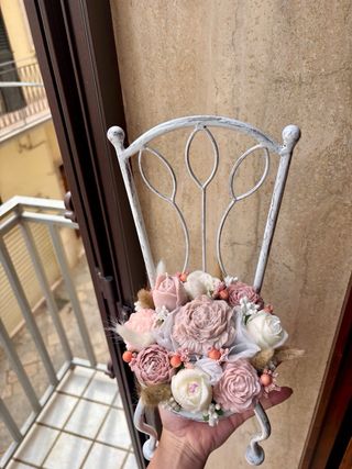 Sediolina con Candele profumate decorative