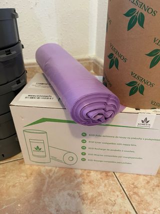 Cubo pañales y recambios compatibles