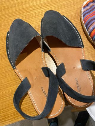 Albarcas Les Chaussuers Talla 43 Azul