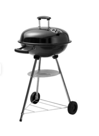 Barbacoa de carbón negra