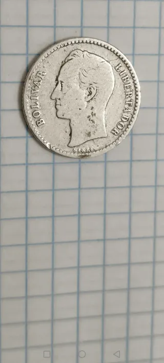Moneda BOLIVAR EL LIBERTADOR