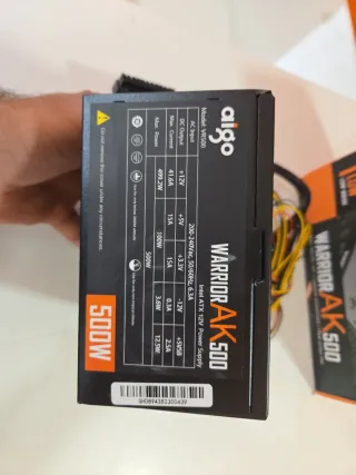 Fuente de Poder Aigo Warrior AK500 500W