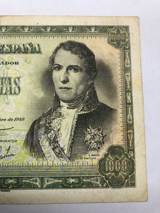 Billete 1000 Pesetas Banco de España 1949