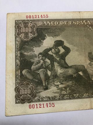 Billete 1000 Pesetas Banco de España 1949