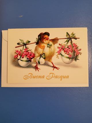 Biglietti Auguri Pasquali Vintage